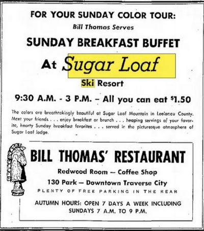 Sugar Loaf Resort - Oct 1965 Sunday Breakfast (newer photo)
